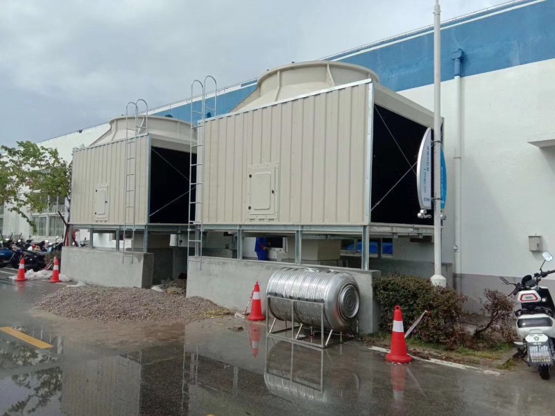 深圳400T方形冷却塔实拍