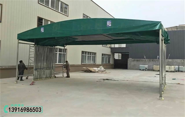 活动伸缩雨棚 推拉蓬192