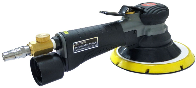 6寸集尘气动大偏心长握柄粗磨机