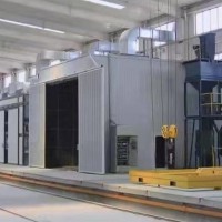 工业打砂房自动回砂喷砂设备制造安装