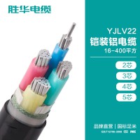 新乡胜华电缆厂 YJLV22铠装铝电缆 2-5芯多种规格可选